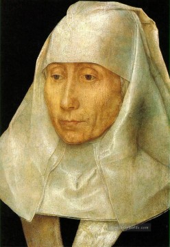  porträt - Bildnis eines alten Frau Niederländischen Hans Memling